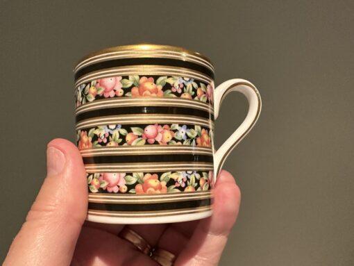 Wedgwood Clio Pattern Fully Gold Banded Demitasse Cup And Saucer Duo - Image 2