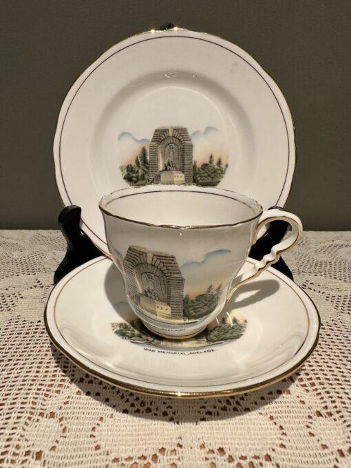Royal Stafford Souvenir Trio - War Memorial Adelaide