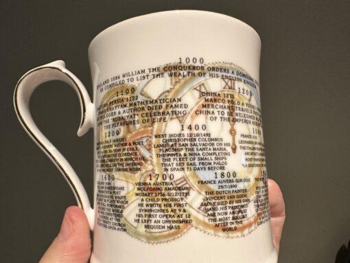 Aynsley Millennium The Endeavours Of Mankind Large Coffee Mug - Image 5