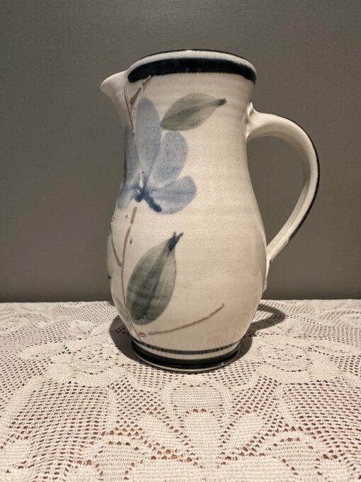 Gambles Pottery Australia Large Hand Painted Jug With Raised Tube Lining - Image 2