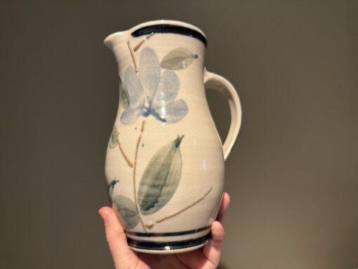 Gambles Pottery Australia Large Hand Painted Jug With Raised Tube Lining - Image 4