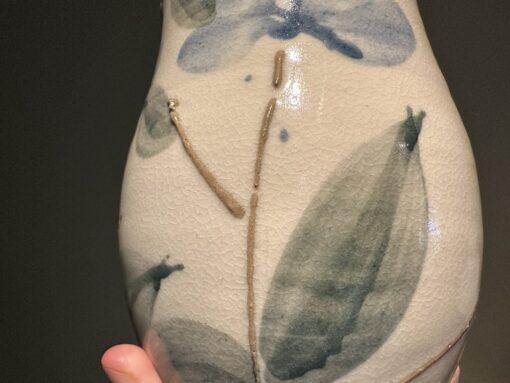Gambles Pottery Australia Large Hand Painted Jug With Raised Tube Lining - Image 5