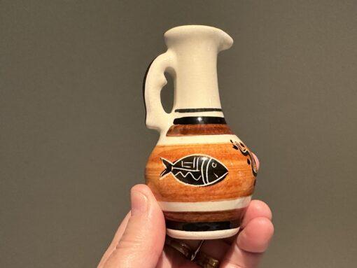 Miniature Florenz Pottery Australia Jug - Indigenous Motifs - Souvenir Of Adelaide - Image 2