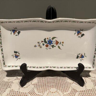 Art Deco Shelley Bone China Sandwich Plate - Chelsea Pattern