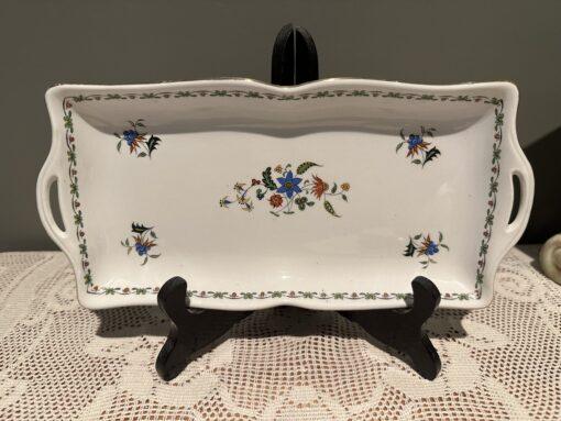 Art Deco Shelley Bone China Sandwich Plate - Chelsea Pattern