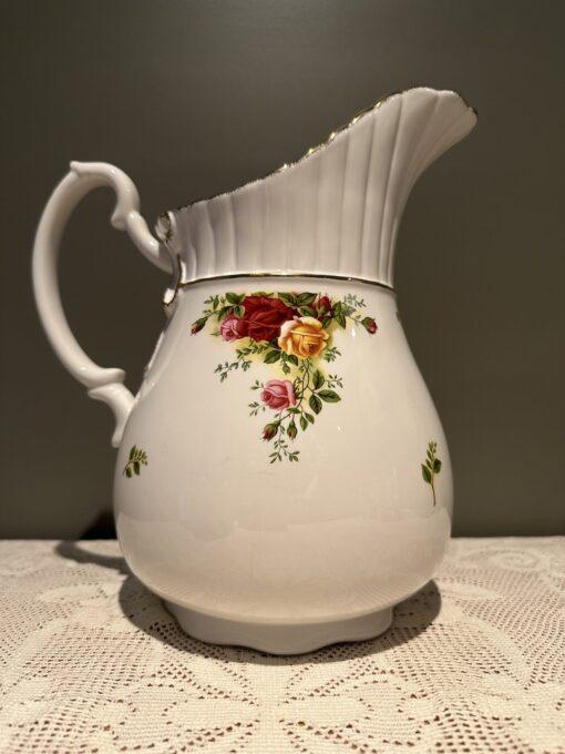 Huge Royal Albert Old Country Roses Ribbon Jug / Pitcher - Image 3