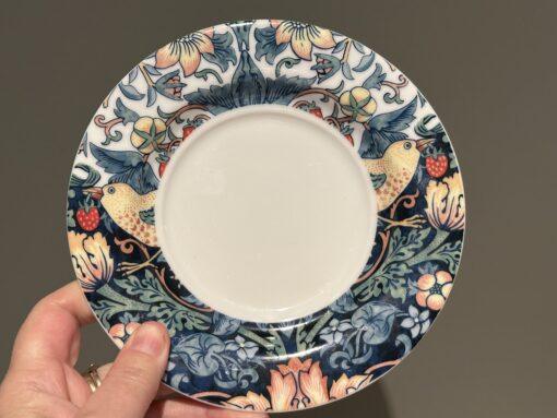 Spode Morris And Co Strawberry Thief Drum Cup And Saucer Set In Box - Image 5