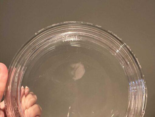 Small Stuart Crystal Grapevine Serving Bowl With Original Label - Image 5