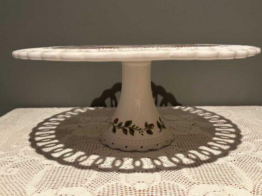 Royal Albert Old Country Roses Peach Damask Large Pedestal Cake Stand - Image 2