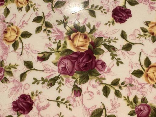 Royal Albert Old Country Roses Peach Damask Large Pedestal Cake Stand - Image 5