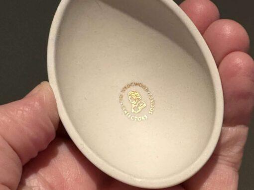 Rare Wedgwood Collectors Society Jasperware Primrose Egg Trinket Box - Limited Edition - Image 4