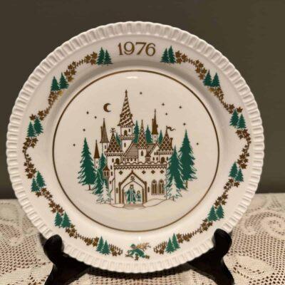 Spode Annual Christmas Xmas Plate - 1976 - Good King Wenceslas