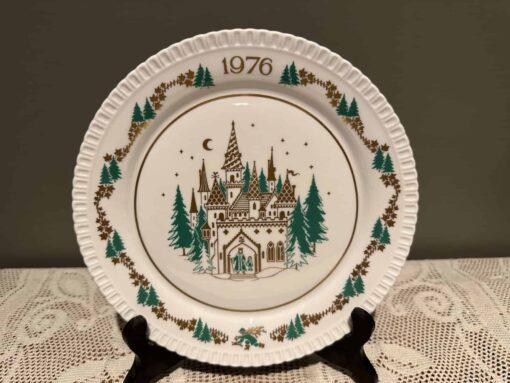 Spode Annual Christmas Xmas Plate - 1976 - Good King Wenceslas
