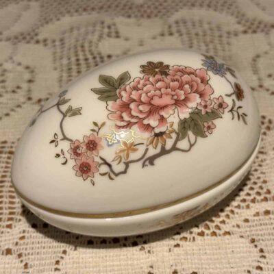 Royal Doulton Canton Medium Egg Trinket Box In Original Box
