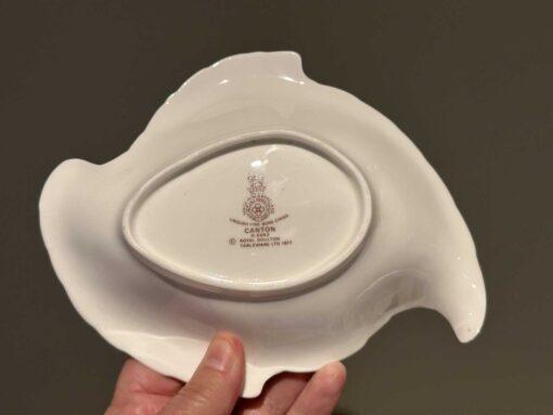 Royal Doulton Canton Small Leaf Tray / Bonbon Dish In Original Box - Image 3