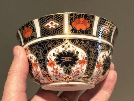 Royal Crown Derby Old Imari Heavily Gilt Open Sugar Bowl - 1978 - Image 3