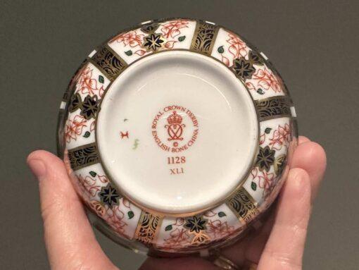 Royal Crown Derby Old Imari Heavily Gilt Open Sugar Bowl - 1978 - Image 4