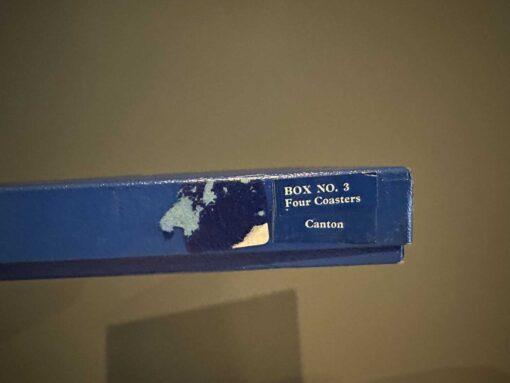 Royal Doulton Canton Set Of Four Coasters In Original Box - Image 4