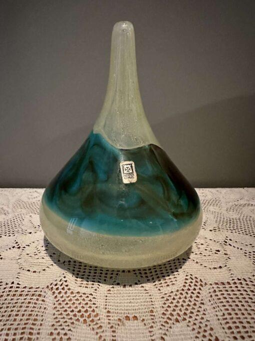 Stunning Large Mdina Art Glass Strata Bud Vase With Sticker