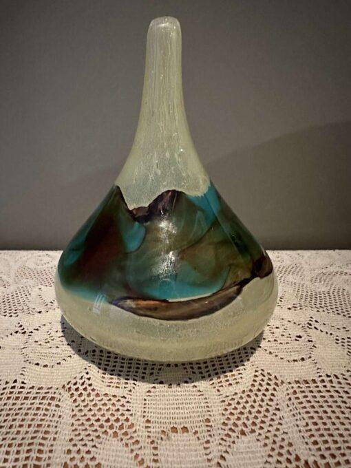 Stunning Large Mdina Art Glass Strata Bud Vase With Sticker - Image 2