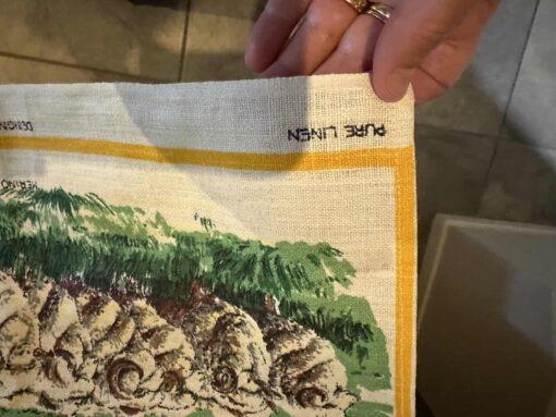 Vintage Pure Linen Tea Towel - Australian Outback - Nurioopta SA - Image 5