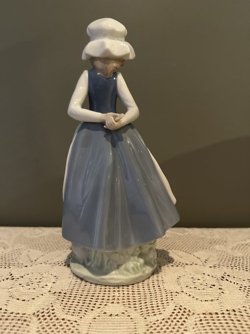 Vintage Nao 'Cheer Me Up' - Girl With Poodle Figurine - Image 2