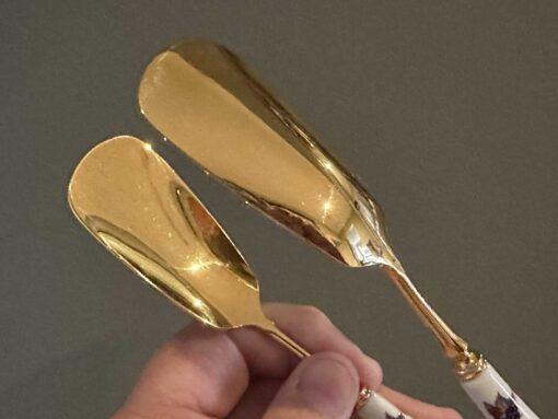 Very Rare Royal Worcester Fruits Cake / Sandwich / Slice Tongs - Image 4