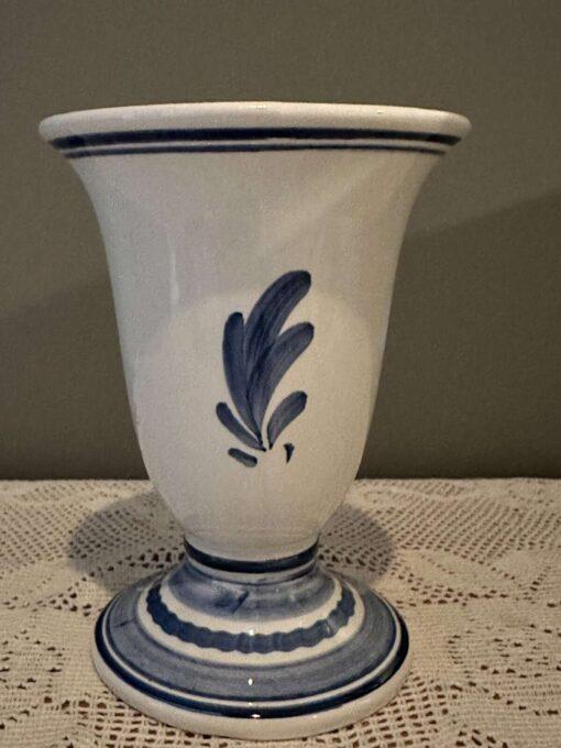 Lovely Dutch Delft Hand Painted Vase With A Dutch Family - Image 2