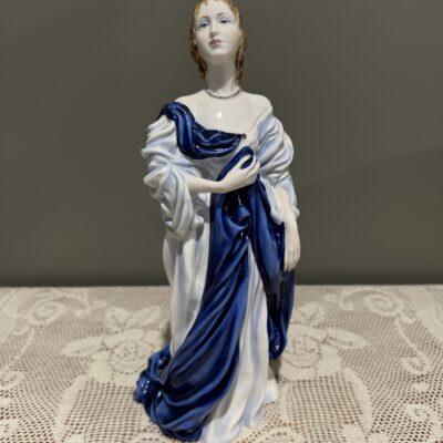 Superb Large Coalport Figurine - History Of Costume - House Of Stuart - Limited Edition