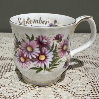 Royal Albert Flower Of The Month Mug - September - Michaelmas Daisy