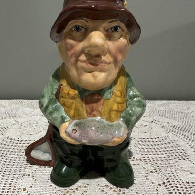 Staffordshire Character Jug By Manor - Fisherman
