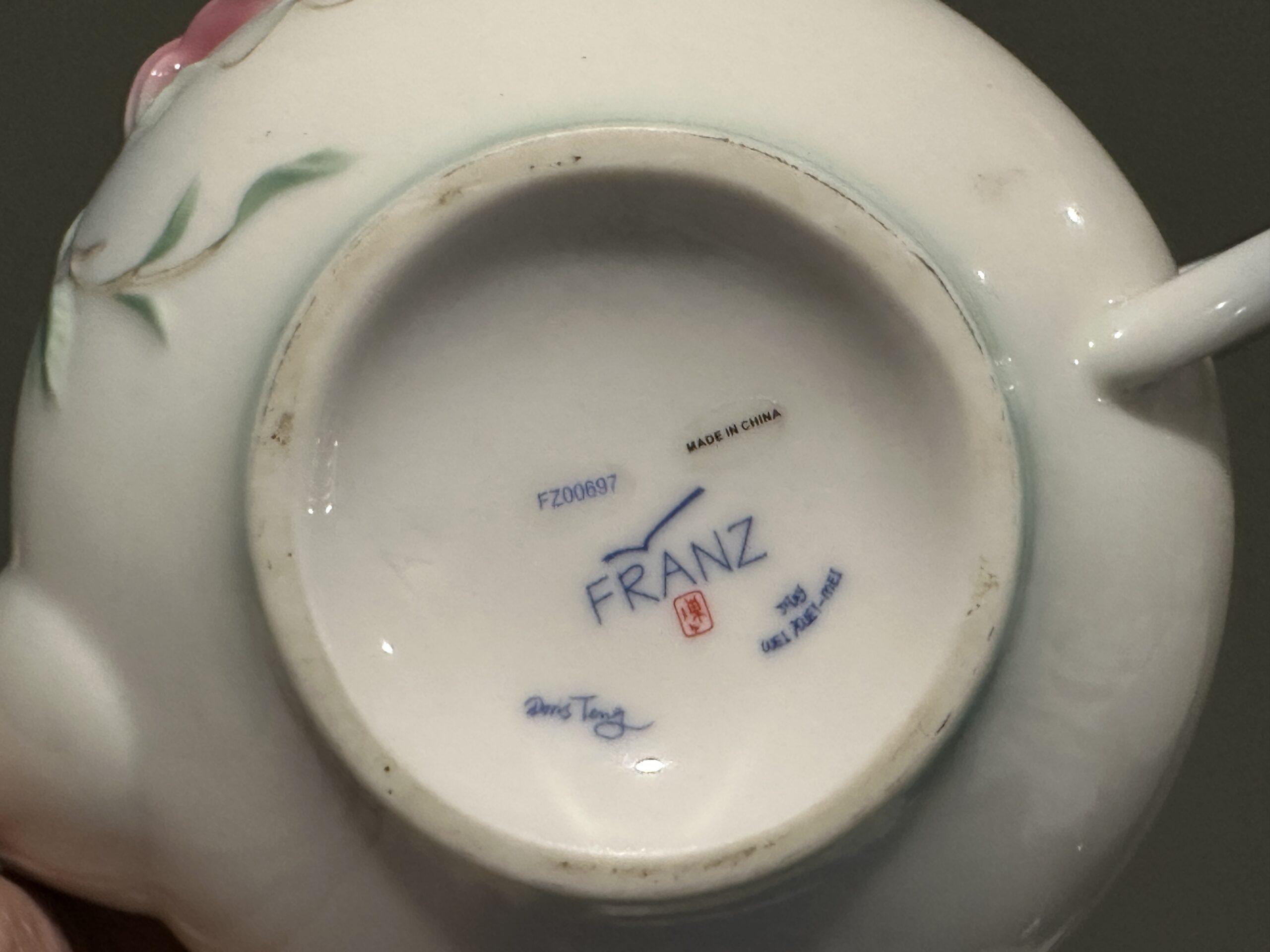 Franz 3d Sculptural Teapot - English Garden Rose - Image 5