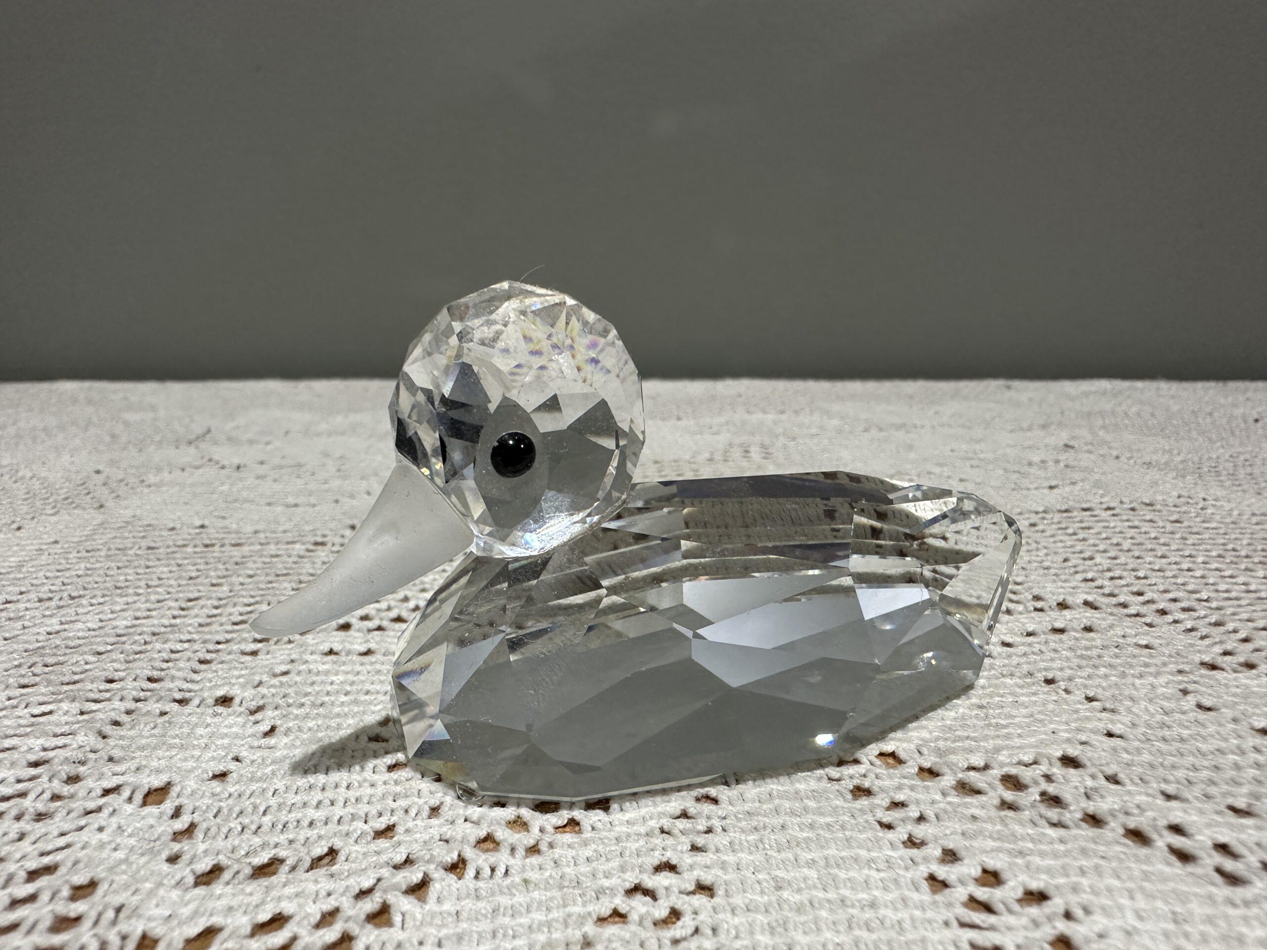 Large Vintage Swarovski Crystal Mallard Duck