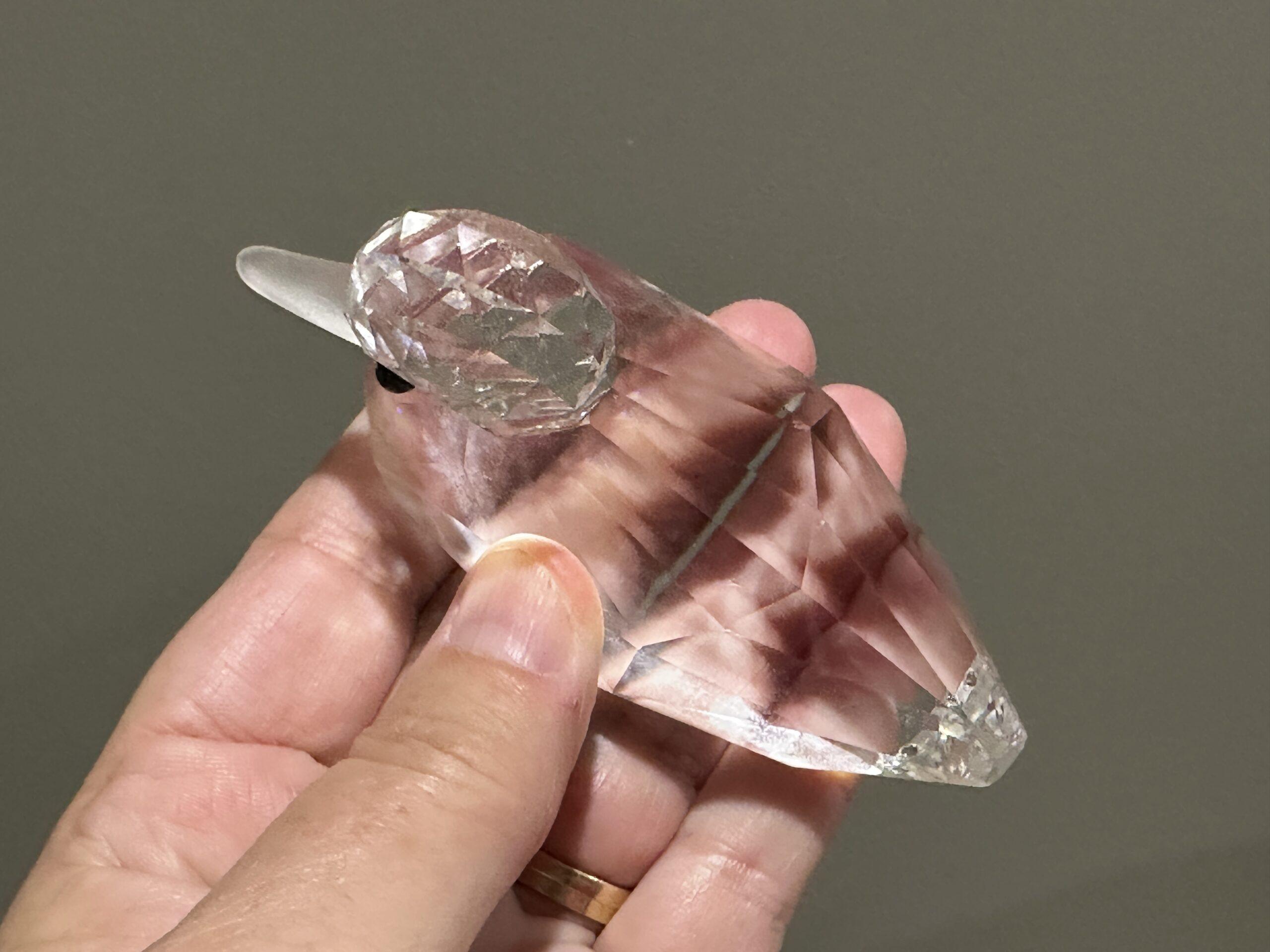 Large Vintage Swarovski Crystal Mallard Duck - Image 3