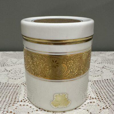 Vintage Lindner Germany Heavily Gilt Utility Pot / Jar