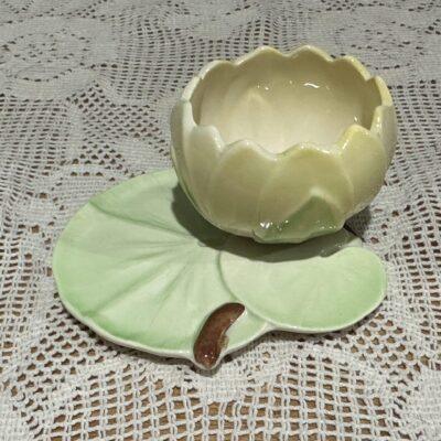 Vintage Carlton Ware Yellow Water Lily Posy Vase