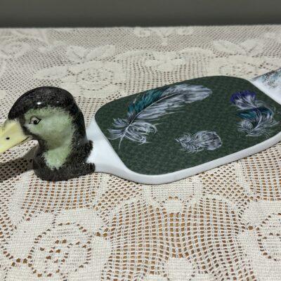 Limoges Patrick Frey Plumes Ferrieres Small Duck Platter - Plume And Feather - Foie Gras