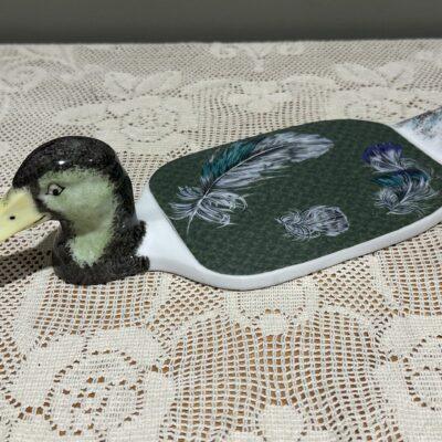 Limoges Patrick Frey Plumes Ferrieres Small Duck Platter - Plume And Feather - Foie Gras