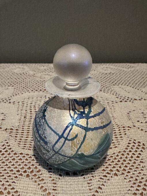 Isle Of Wight Miniature Hand Blown Glass Perfume Bottle - Seascape - Michael Harris - Image 2