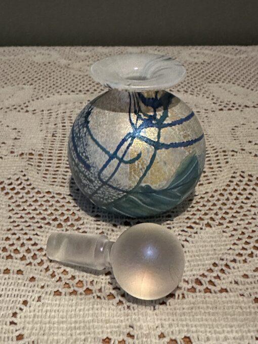Isle Of Wight Miniature Hand Blown Glass Perfume Bottle - Seascape - Michael Harris - Image 3