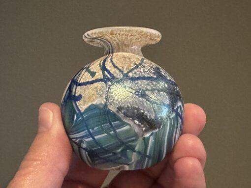 Isle Of Wight Miniature Hand Blown Glass Perfume Bottle - Seascape - Michael Harris - Image 4