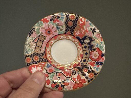 Stunning Royal Worcester Miniature Cup And Saucer - Bold Imari Pattern - Image 5