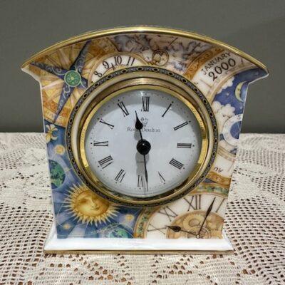 Vintage Wedgwood Small Mantle / Bedside Clock - Millennium Pattern