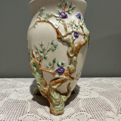Art Deco Clarice Cliff Newport Pottery Large Indian Tree Vase - Shape 990