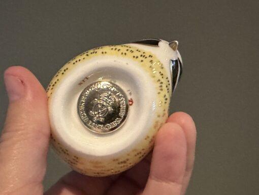 Royal Crown Derby Paperweight - Blue Tit With Gold Stopper - Image 5