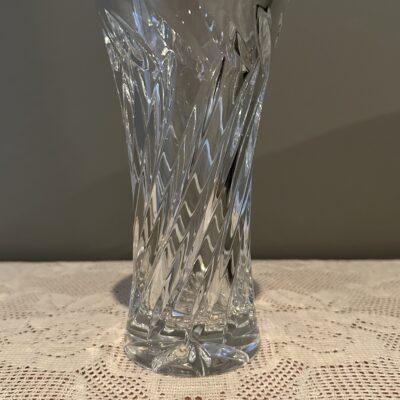 Superb Heavy Crystal Vase - 18cm