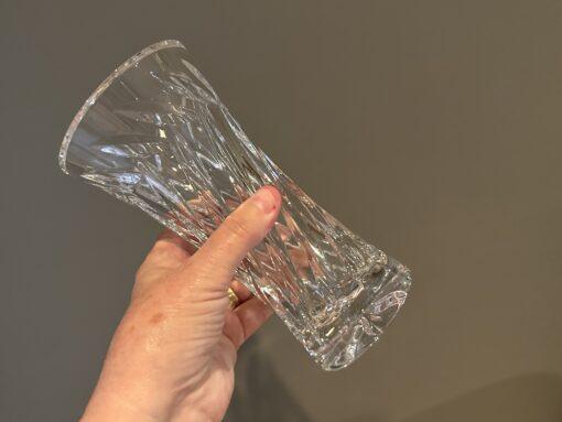 Superb Heavy Crystal Vase - 18cm - Image 2