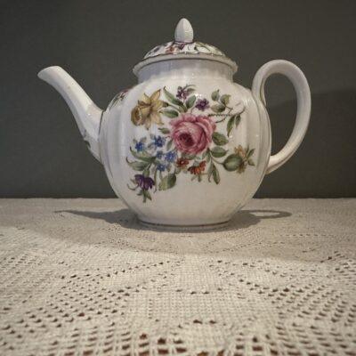Royal Worcester Small Floral Teapot - Roanoke Pattern