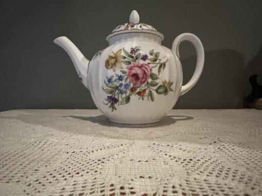 Royal Worcester Small Floral Teapot - Roanoke Pattern