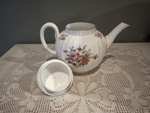 Royal Worcester Small Floral Teapot - Roanoke Pattern - Image 3